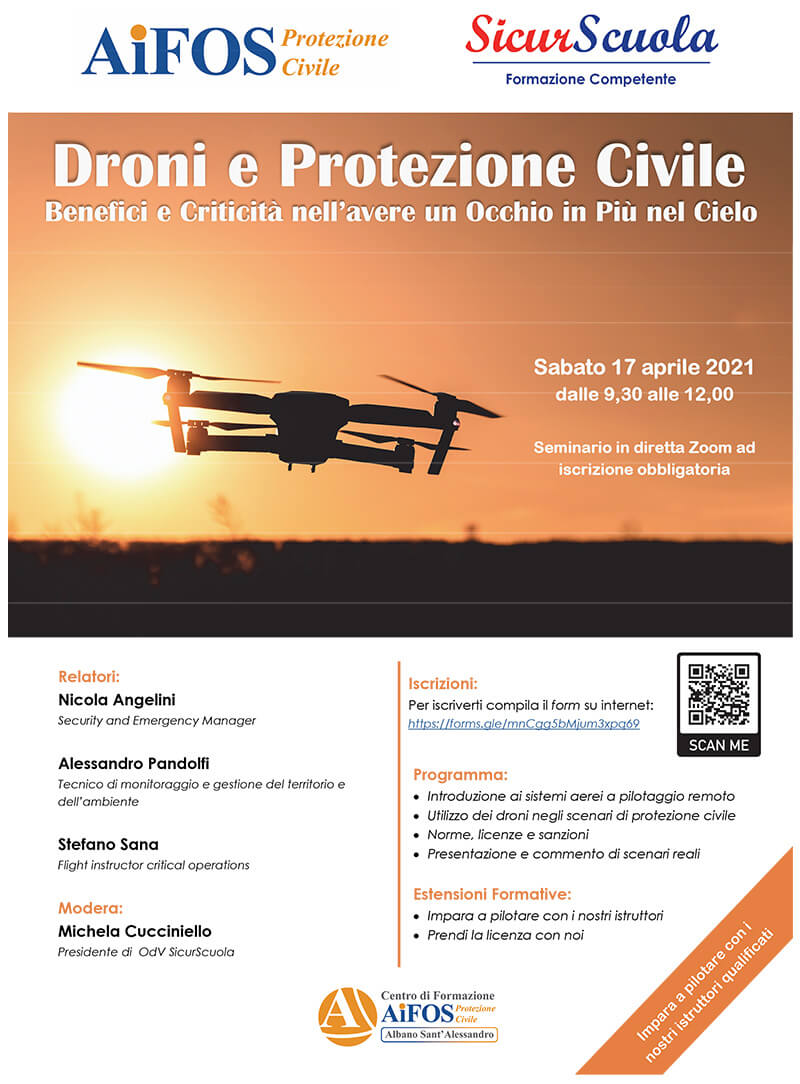 Droni e Protezione Civile